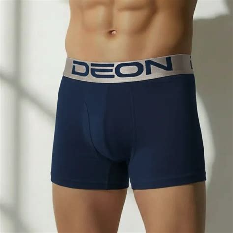 Deon Navy Blue Cotton Lycra Plain Ultra Trunk For Men Price in India ...