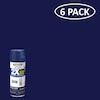 Rust-Oleum 2X Ultra Cover 6-Pack Satin Midnight Blue Spray Paint and ...
