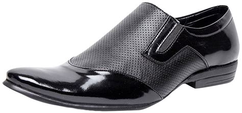 Buy Zapatoz Men's Black Slip On Formal Shoes(9) at Amazon.in