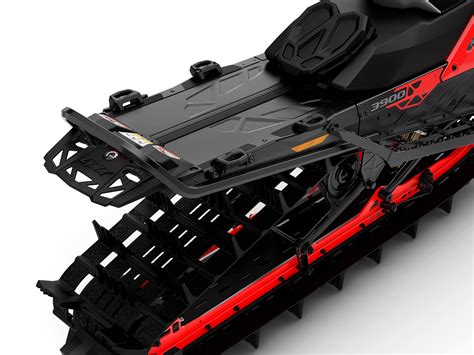 Front suspension of the 2027 Lynx Shredder RE snowmobile