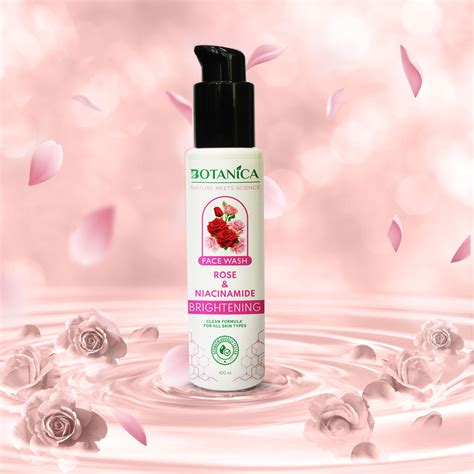 Botanica Rose Niacinamide Face wash 100ml – NewU
