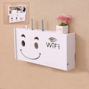 SS ARTS Wifi Router Storage Box WIFI Stand Microfibre Wall Shelf Price ...