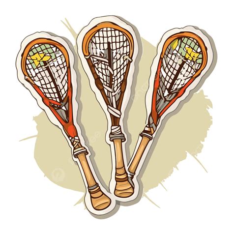 Girls Lacrosse Sticks Clipart