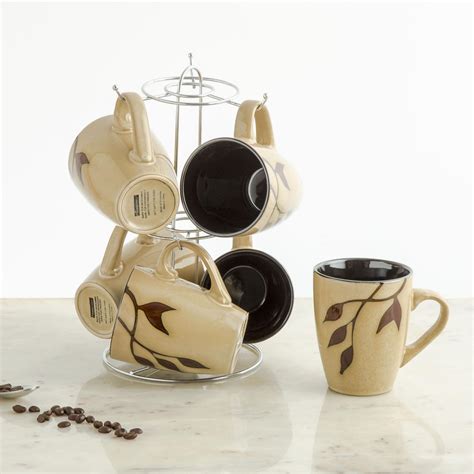 Buy Caraway Stoneware Mug With Stand- Set Of 6 from Home Centre at just ...