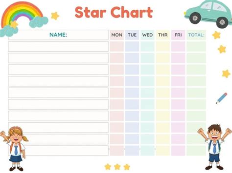 Kindergarten Sticker Chart 的图像结果