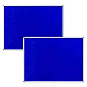 Kuber Industries- Pin-Up Board- 2 x 3 Feet-Pack of 2 (Blue) : Amazon.in ...