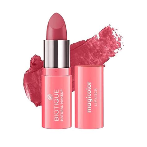 Buy Biotique Natural Makeup Magicolor Lipstick, Twinkle Pink Online at ...