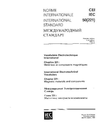 IEC 60050-221 Ed. 1.0 b:1990, International Electrotechnical Vocabulary ...