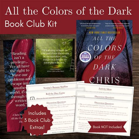 All the Colors of the Dark Book Club Kit | All the Colors of the Dark ...