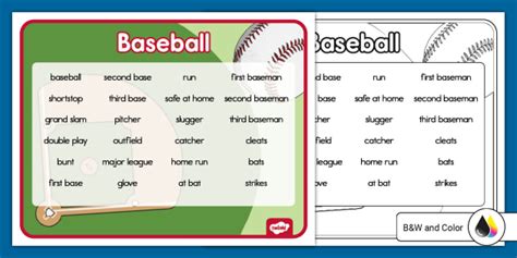 Baseball Worksheet 的图像结果