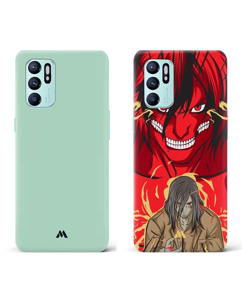 Eren Yeager Russian Lime Hard Case Phone Cover Combo-(Oppo) – Myxtur