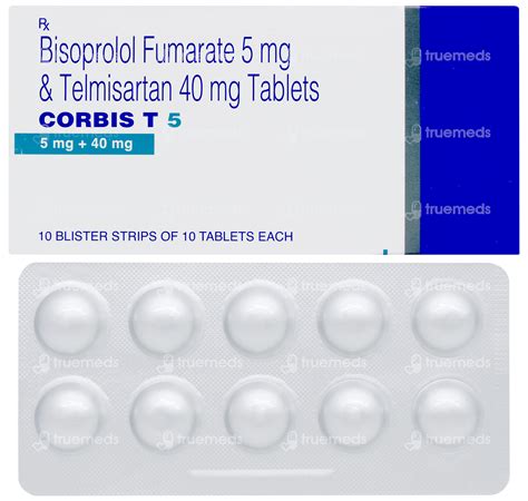 Corbis T 5 Tablet 10 - Uses, Side Effects, Dosage, Price | Truemeds