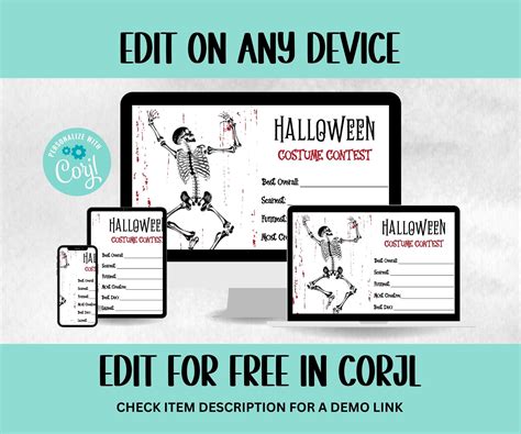 Halloween Voting Ballot Cards – The Hustling Cat Lady