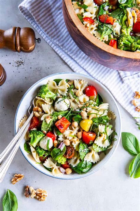 Spinach Pasta Salad - Wholesome Made Easy