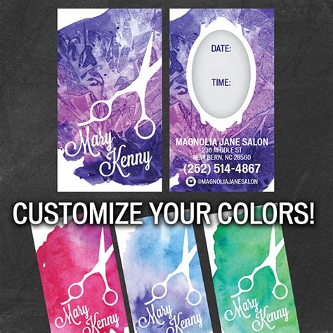 Hair Stylist Business Cards 的图像结果