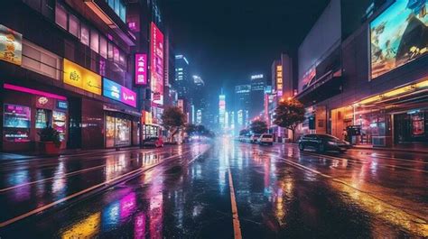 Rain Night City 的图像结果