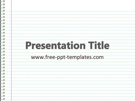 Image result for PowerPoint Notebook Template