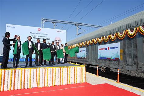 India’s first-ever automobile in-plant siding at Suzuki Motor Gujarat ...