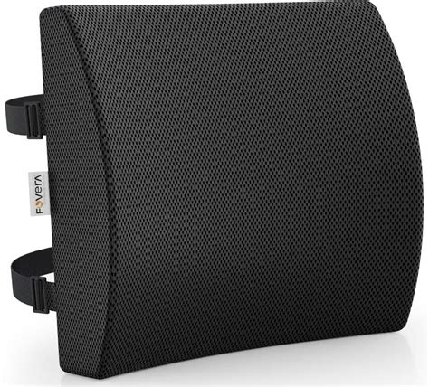 FOVERA Lumbar Support Memory Foam Cushion -Designed for Working Chair ...