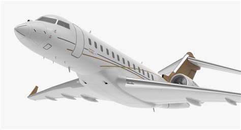 Bombardier Global 6000 Rigged 3D model | 3D Molier International