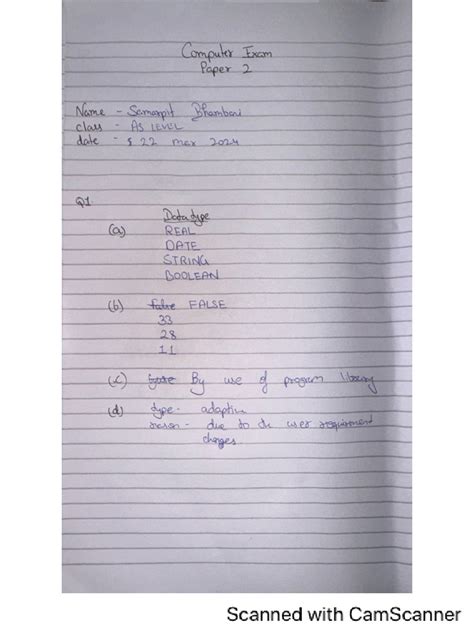 Computer Exam Paper 的图像结果