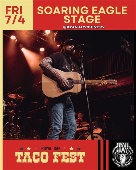 Ryan Jay at Royal Oak Taco Fest 2025, Downtown Royal Oak, 4 July 2025 ...