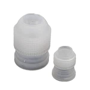 Buy 2pcs Cake Couplers Icing Piping Nozzles Pastry Bag Tips Adaptor ...