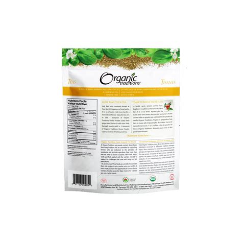 Organic Traditions Holy Basil Tulsi Tea | Optimize Nutrition