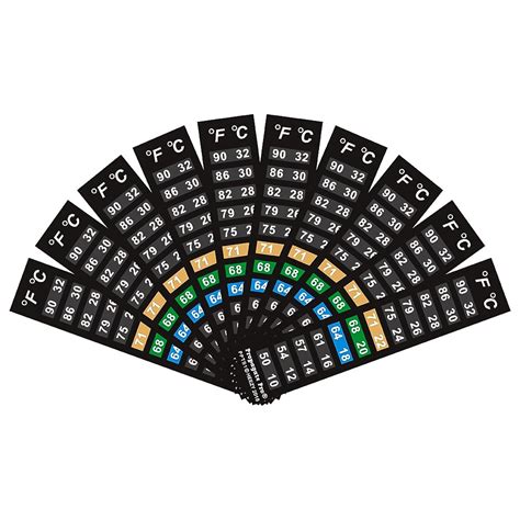 Stick On Thermometer Strip, Digital Temperature Display for Fermenting ...
