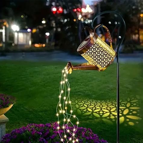 Image result for Watering Can Solar String Lights