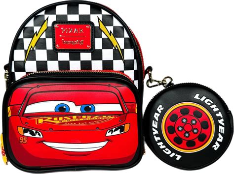 Loungefly Pixar Cars Lightning McQueen Corduroy Convertible Mini ...
