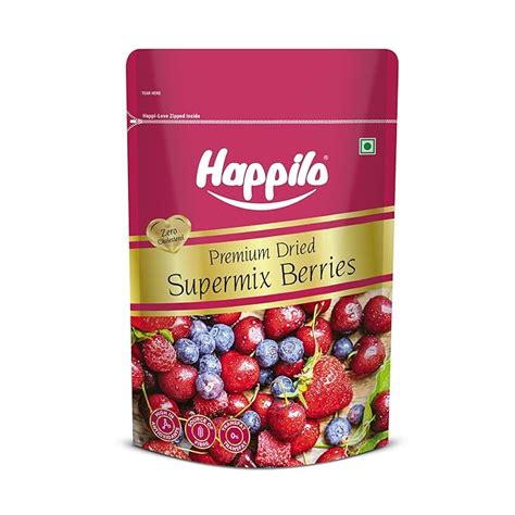Happilo Premium International Fresh Super Mix Berries, 200 g : Amazon ...