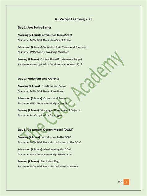 Image result for JavaScript Study Plan