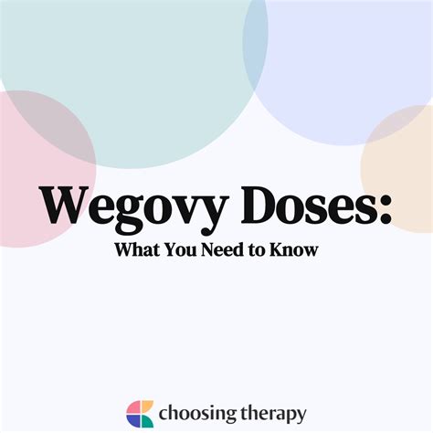 Wegovy Dosage Guide: Form, Strengths – VRRQH