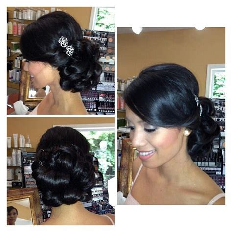Image result for Pin Curl Updo Tutorial