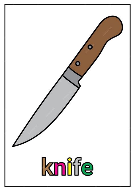 Premium Vector | Simple Knife Clipart