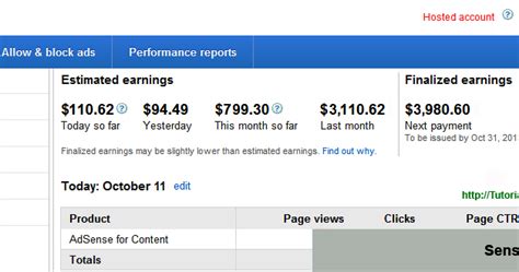 AdSense Tutorial 的图像结果