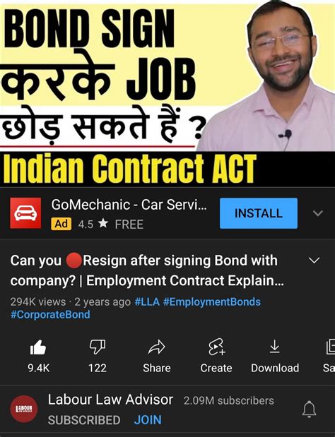 Can you Resign after signing Bond with company? | Employment Contract ...
