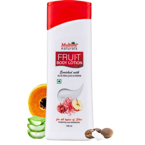Multani Naturals Fruit Body Lotion with aloevera juice & papaya | for ...