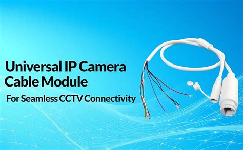 PARUHT IP Camera Cable Module Video Power Cable for POE RJ45 CCTV