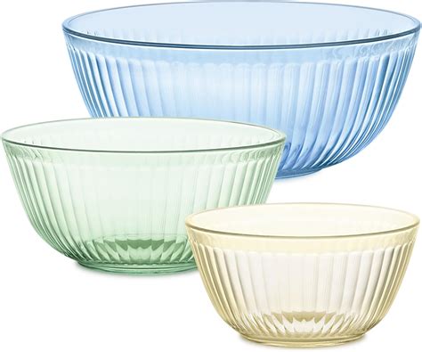 Amazon.com: Pyrex Glass Mixing Bowls with Lids (8-Piece Set): Home ...