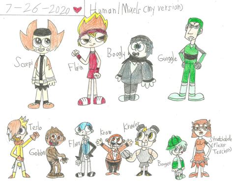 Mxls - Mixels As Humans My Style by worldofcaitlyn on DeviantArt