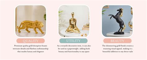 Nestasia Gold Resin Music Decoration Set of 3 Showpieces of Different ...