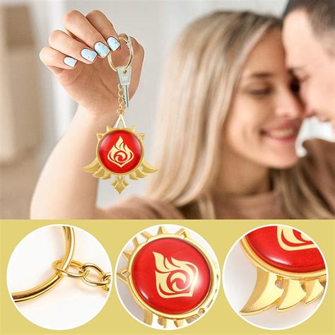UTIEHD Genshin Impact Vision Keychain Set - 7 Pack India | Ubuy