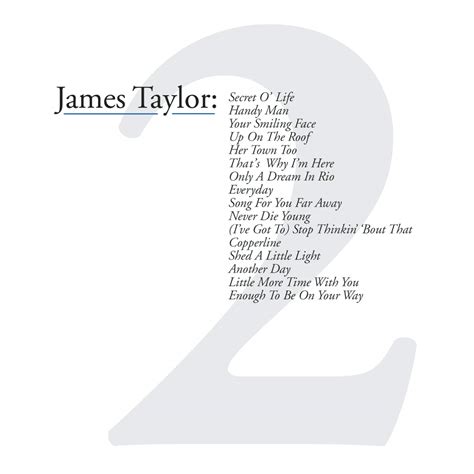 James Taylor - James Taylor : Greatest Hits, Vol. 2 - Amazon.com Music