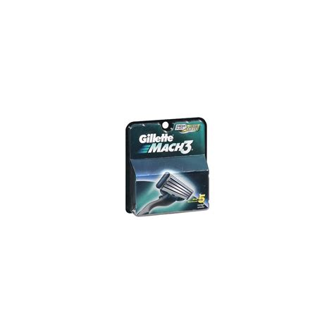 Buy Gillette Mach3 Cartridges, 5 CT (Pack of 3) Online at Lowest Price ...