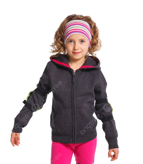 Cute Girl In Sports Clothes Childhood, Exercise, Blond, Children PNG ...