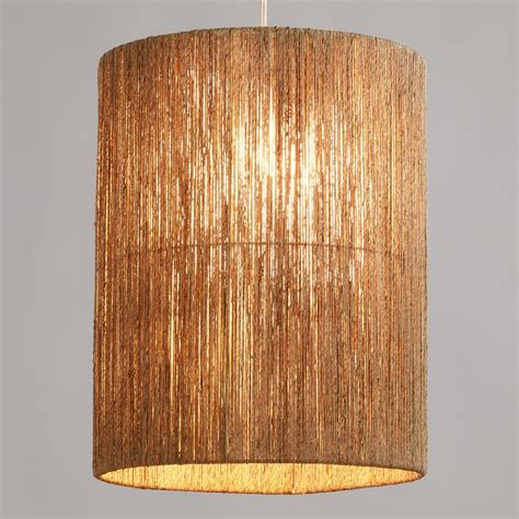Tall Woven Jute Drum Floor Lamp Shade | World Market | Floor lamp ...