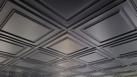 Drop in Decorative PVC Ceiling Tiles in Black Matte. Drop in - Etsy