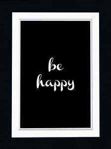 BE HAPPY POSTER Paper Print - Decorative posters in India - Buy art ...